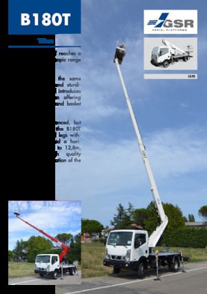 Nacelles télescopiques sur camion GSR B180T Comfort