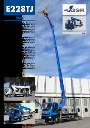 Nacelles télescopiques sur camion GSR E228TJ Comfort