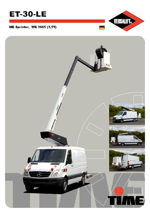 Nacelles télescopiques sur camion Versalift ET-30-LE