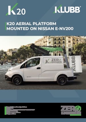 Nacelles télescopiques sur camion Klubb K20