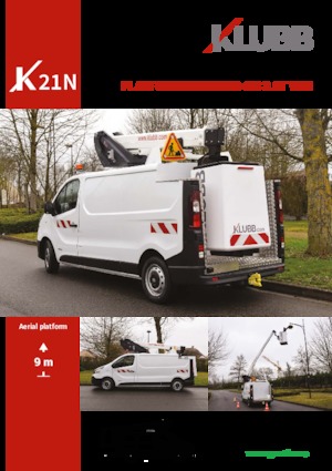 Nacelles télescopiques sur camion Klubb K21N