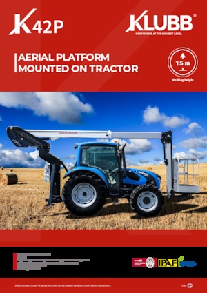 Nacelles télescopiques sur camion Klubb K42p 