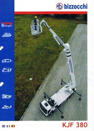 Nacelles télescopiques sur camion Bizzocchi KJF 380