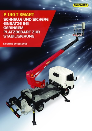 Nacelles télescopiques sur camion Palfinger P 140 T