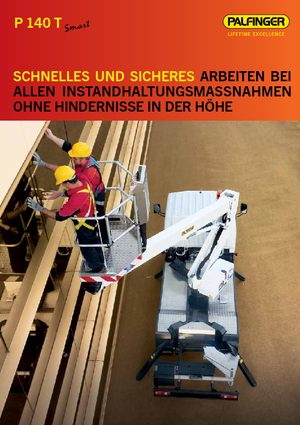 Nacelles télescopiques sur camion Palfinger P 140 T