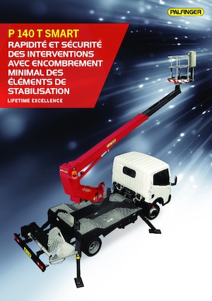 Nacelles télescopiques sur camion Palfinger P 140 T