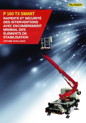 Nacelles télescopiques sur camion Palfinger P 160 TX