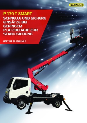 Nacelles télescopiques sur camion Palfinger P 170 T