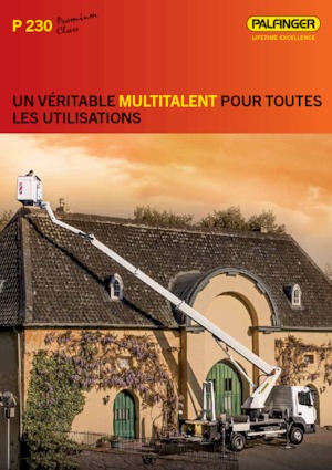 Nacelles télescopiques sur camion Palfinger P 230