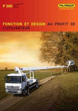 Nacelles télescopiques sur camion Palfinger P 300