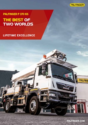 Nacelles télescopiques sur camion Palfinger P 370 KS