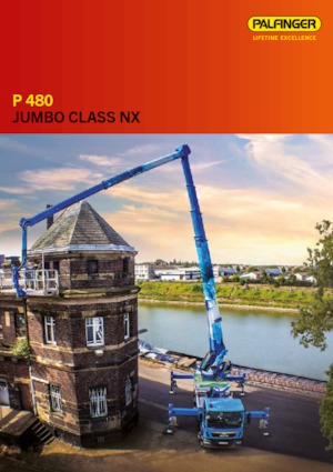 Nacelles télescopiques sur camion Palfinger P 480