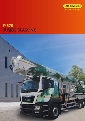 Nacelles télescopiques sur camion Palfinger P 570