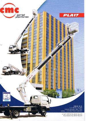 Nacelles télescopiques sur camion CMC PLA 17