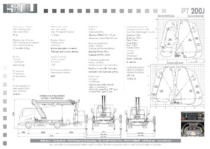 Nacelles télescopiques sur camion ISOLI PT200J