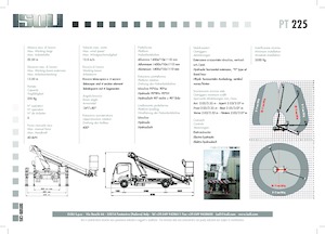 Nacelles télescopiques sur camion ISOLI PT225 HE HE