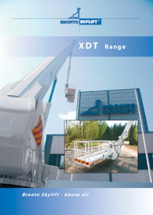 Nacelles télescopiques sur camion Bronto Skylift S 37 XDT