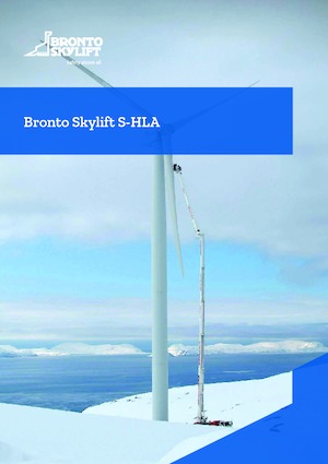 Nacelles télescopiques sur camion Bronto Skylift S 72 HLA