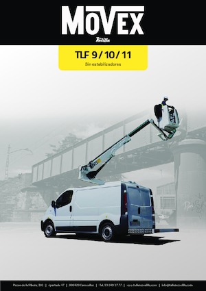 Nacelles télescopiques sur camion Movex TLF 11