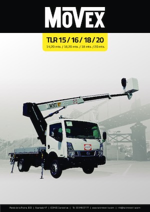 Nacelles télescopiques sur camion Movex TLH 16