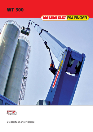 Nacelles télescopiques sur camion Wumag-Palfinger WT 300.3