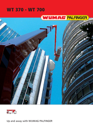 Nacelles télescopiques sur camion Wumag-Palfinger WT 530