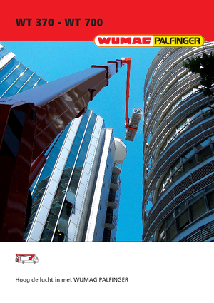 Nacelles télescopiques sur camion Wumag-Palfinger WT 530