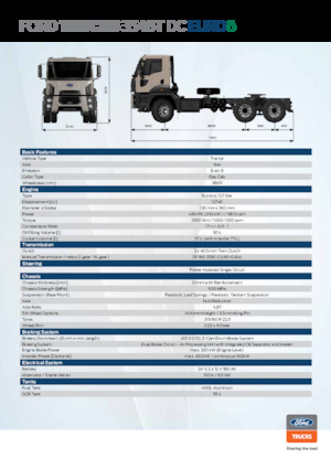 Tracteurs routiers Ford 3548T Dc