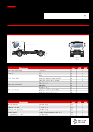 Tracteurs routiers Renault C CAB2300 460 4X2 T E6