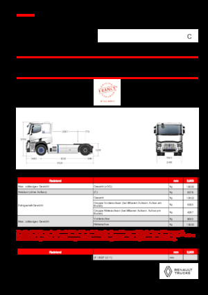 Tracteurs routiers Renault E-TECH C - T4x2 ROAD