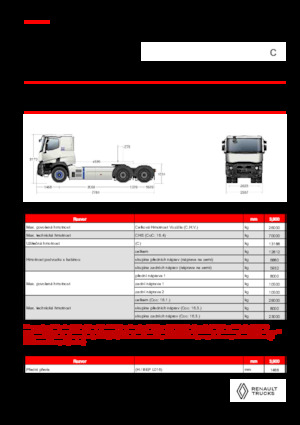 Tracteurs routiers Renault E-TECH C - T6x4 OFF ROAD