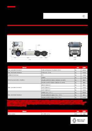 Tracteurs routiers Renault E-TECH C - T6x4 ROAD