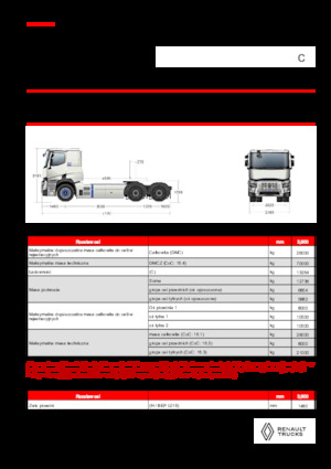 Tracteurs routiers Renault E-TECH C - T6x4 ROAD