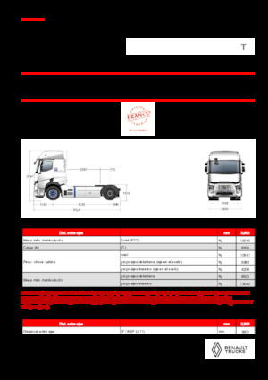 Tracteurs routiers Renault E-TECH T - T4x2