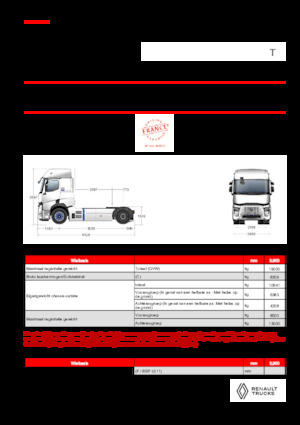 Tracteurs routiers Renault E-TECH T - T4x2