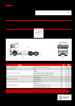 Tracteurs routiers Renault E-TECH T - T6x2 TAG