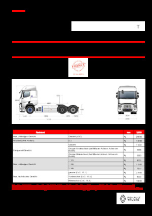 Tracteurs routiers Renault E-TECH T - T6x2 TAG