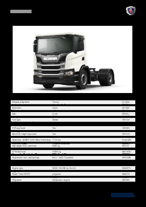 Tracteurs routiers Scania G 280 A4x2NZ