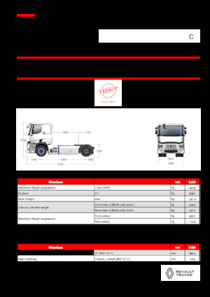 Tracteurs routiers Renault RT E-TECH C - T4x2 ROAD