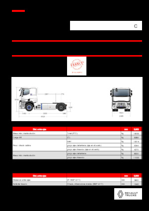 Tracteurs routiers Renault RT E-TECH C - T4x2 ROAD