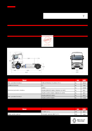 Tracteurs routiers Renault RT E-TECH T - T4x2
