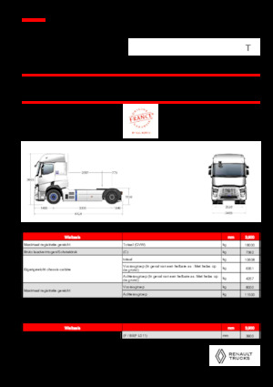 Tracteurs routiers Renault RT E-TECH T - T4x2