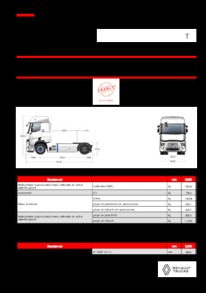 Tracteurs routiers Renault RT E-TECH T - T4x2