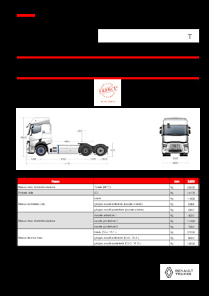 Tracteurs routiers Renault RT E-TECH T - T6x2 TAG