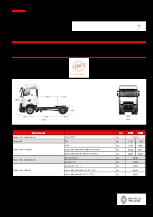 Tracteurs routiers Renault T HIGH T4X2 MAXISPACE 13L E6