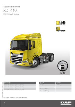 Tracteurs routiers DAF XD 370 FTG