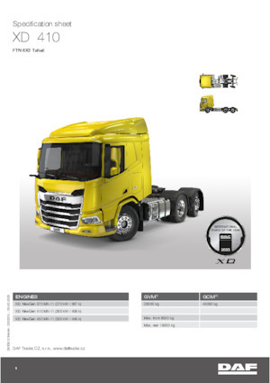 Tracteurs routiers DAF XD 370 FTN