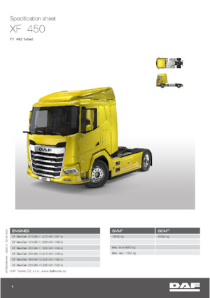 Tracteurs routiers DAF XF 480 FT