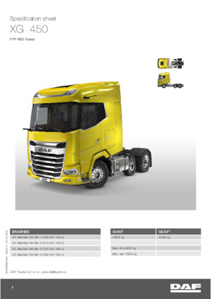 Tracteurs routiers DAF XG 430 FTP