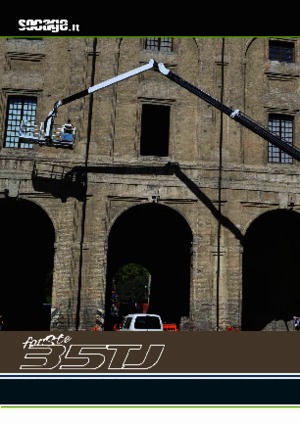 Nacelles télescopiques sur camion Socage forSte 35 TJ